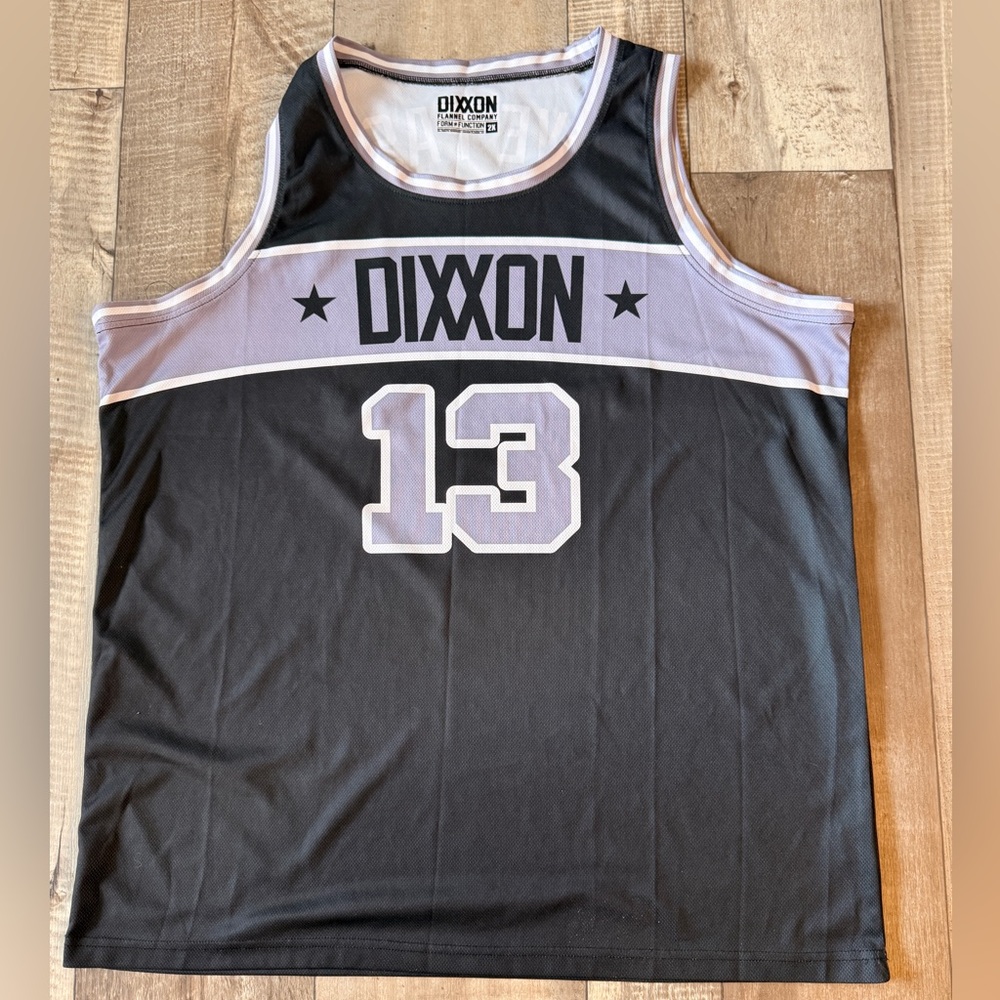 DIXXON LIVE FAST CLASSIC JERSEY - BLACK, GRAY, & WHITE